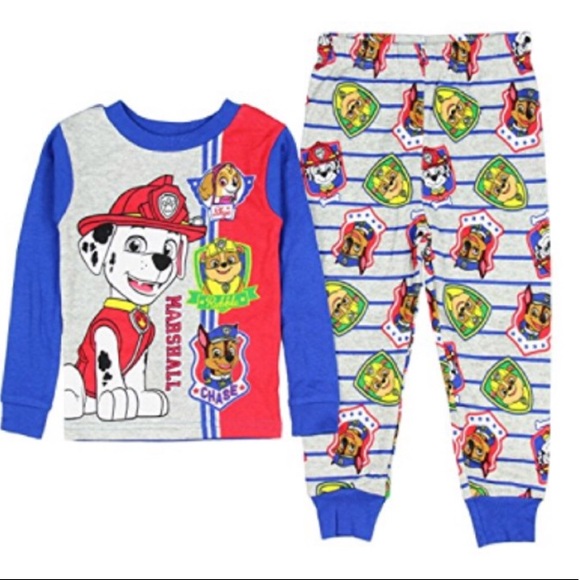 Paw Patrol Pajamas 3T 4T 5T Toddler Boys 2 Piece Flannel Set New Nickelodeon